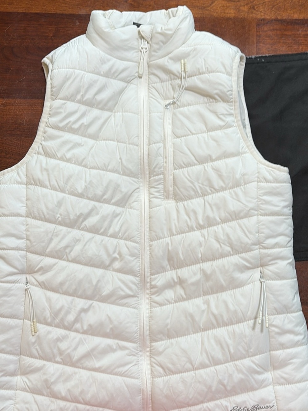 Eddie Bauer Women's White Quilted Packable Vest